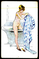 FRANCE - ILLUSTRATEURS  - « Suzanne Meunier» - Le Bain De La Parisienne. ( Ed. L.E. Paris, Nº 137) Carte Postale - Meunier, S.