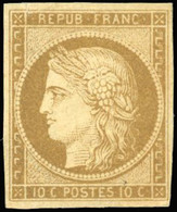 * 10c. Bistre-jaune. TB. - 1849-1850 Cérès