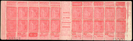 ** 50c. Rouge. Type Paix. Impression Délavée. Carnet Daté Du 23.2.34. Série LE LEAROUSSE 317. SUP. - Altri & Non Classificati