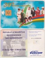 286/ Mauritius; P1. 30th Anniversary Of Independence - Mauricio