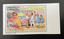 Mauritanie Mauretanien Mauritania 1991 ND IMPERF Mi. 1002 Médecins Sans Frontières Ärzte Ohne Grenzen Medecine Red Cross - Mauretanien (1960-...)