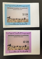 Mauritanie Mauretanien Mauritania 1993 ND IMPERF Mi. 1008 - 1009 Caravane En Déplacement Camel Chameau Kamel Faune Fauna - Mauretanien (1960-...)