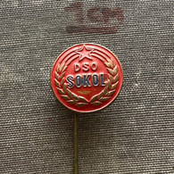 Badge Pin ZN010142 - Gymnastics Sokol Czechoslovakia DSO - Gymnastique