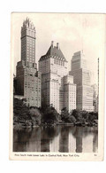 New York City, New York, USA, "View South From Lower Lake In Central Park, New York City", 1957 Real Photo Postcard - Central Park