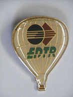 Pin's - Montgolfière Ballon EDTR - Pins Pin Badge Logo - Luchtballons