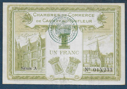 Chambres De Commerce CAEN Et HONFLEUR -  1 Franc - Pirot N° 14 - Chambre De Commerce