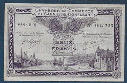 Chambres De Commerce CAEN Et HONFLEUR -  2 Francs - Pirot N° 10 - Chambre De Commerce