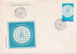 A2936 - International Congress Of History Science, Bucuresti 1980 Socialist Republic Of Romania  FDC - Autres & Non Classés