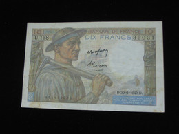 10 Dix Francs MINEUR  30=06=1949   **** EN ACHAT IMMEDIAT **** - 10 F 1941-1949 ''Mineur''