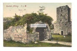 Rushen Abbey And Crypt - 1905 Used Isle Of Man Postcard - Isle Of Man