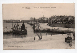 - CPA CALAIS (62) - Le Bassin Du Paradis Et La Gare Maritime - Edition Tesson (MTIL) 166 - - Calais