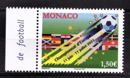 MONACO 2021 - CHAMPIONNAT D'EUROPE DE FOOTBALL - Y.T. N° 3277 /  NEUF ** - Unused Stamps