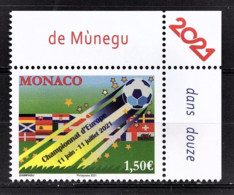 MONACO 2021 - CHAMPIONNAT D'EUROPE DE FOOTBALL - Y.T. N° 3277 /  NEUF ** - Ungebraucht