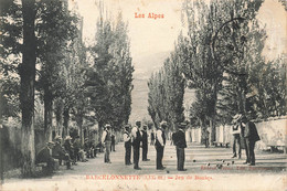 04 Barcelonnette Jeux De Boules - Barcelonnette