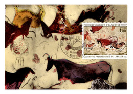 Thème Préhistoire - Grotte De Lascaux - France Carte Maximum - TB - Prehistory