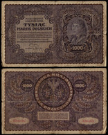 POLAND BANKNOTE - 1000 MAREK 1919 P#29 F (NT#05) - Pologne