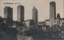 Italien - San Gimignano - Le Torri - 1931 - Siena