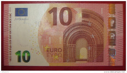 10 EURO P001B1 Netherlands  Serie PA Draghi Perfect UNC - 10 Euro