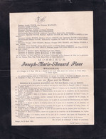 AVIS DE DECES * BRASSEUR à BRUGES  - JOSEPH FLOOR * °1859 - +1903 - BRASSERIE - Overlijden