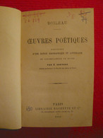 Œuvres Poétiques - Boileau - Auteurs Français