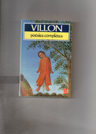 François Villon. Poésies Complètes. - Auteurs Français