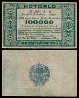 GERMANY BANKNOTE NOTGELD 100000 MARK 1923 ANNABERG (NT#05) - Ohne Zuordnung