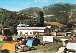 04 Barcelonnette Le Camping Caravane Aronde Simca  4CV Renault Voiture Automobile - Barcelonnette