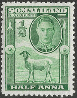 Somaliland Protectorate. 1942 KGVI. ½a MH. SG 105 - Somaliland (Protectoraat ...-1959)