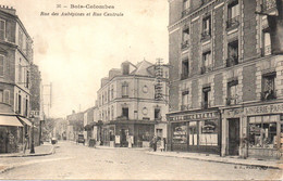 Cpa Bois Colombes  Rue Des Aubépines Et Rue Centrale. - Other & Unclassified