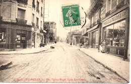 Cpa Bois Colombes  Rue Victor Hugo  Coin De La Rue Cuny - Otros & Sin Clasificación