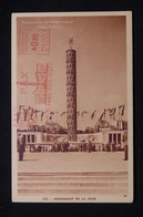 FRANCE - Affranchissement Mécanique De L 'Exposition Internationale De Paris En 1937 Sur Carte Postale - L 94507 - 1921-1960: Modern Period