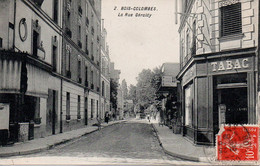 Cpa Bois Colombes  La Rue Géraldy - Autres & Non Classés