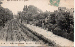 Cpa Bois Colombes Avenue St Germain - Autres & Non Classés