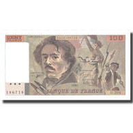 France, 100 Francs, Delacroix, 1991, 1991, NEUF, Fayette:69bis.4b, KM:154f - 100 F 1978-1995 ''Delacroix''