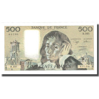 France, 500 Francs, Pascal, 1989, 1989-03-02, SPL+, Fayette:71.41, KM:156g - 500 F 1968-1993 ''Pascal''