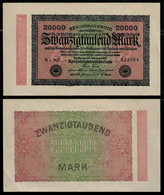 GERMANY BANKNOTE 20000 MARK 1923 P#85e AUNC (NT#05) - 10.000 Mark