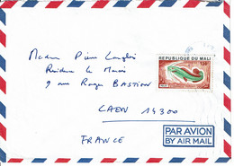 1976 - Mali - Lettre Pour La France - Poisson HETEROBRANCHUS BIDORSALIS N° 260 - Mali (1959-...)