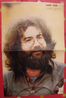Poster Jerry Garcia. Vers 1976. Rock & Folk - Posters