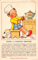 Illustrateur:  Mallet    .Soupe A L'oignon Gratinée  AXA     (voir Scan) - Mallet, B.