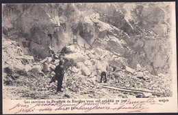Delcampe - +++ CPA - Les Carrières De Porphyre De BIERGHES ...Wagon... En Gare - Rebecq   // - Rebecq