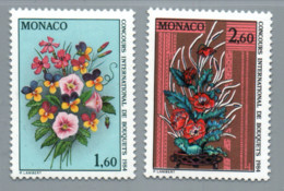 Monaco 1983 - Yt N° 1398 / 1399 (Concours International De Bouquets) - Neuf** - Other & Unclassified