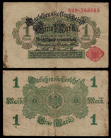 GERMANY BANKNOTE 1 MARK 1914 P#50 F (NT#05) - Andere & Zonder Classificatie