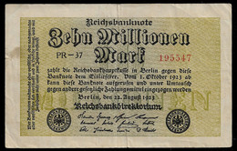 GERMANY BANKNOTE 10 Millionen Mark 1923 UNIFACE P#106 VF (NT#05) - Otros & Sin Clasificación