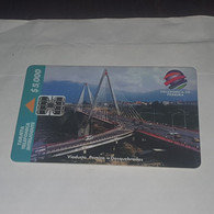 Colombia-(CO-TE-009)-viaducto-(30)-($5.000)-(00723341)-used Card+1card Prepiad Free - Colombie