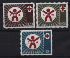 2857 Yugoslavia 1977 Red Cross Surcharge, With Phosphor MNH - Neufs