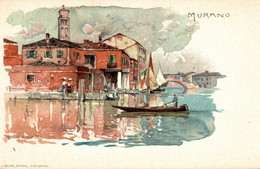 CPA M. WIELANDT - Murano, Venezia - Panorama - VELTEN - Scritta - W030 - Wielandt, Manuel
