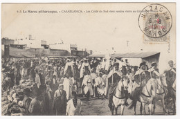Campagne Du Maroc (1907-1909) +++ CASABLANCA +++ Les Caïds Du Sud Vont Rendre Visite Au Général Moinier +++ - Casablanca