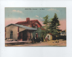 CPA -  Beauval  -(Somme) - La Gare - Beauval