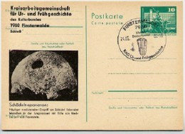 DDR P79-20-82 C192 Postkarte PRIVATER ZUDRUCK Schädeltrepanation Finsterwalde Sost. 1982 - Cartoline Private - Usati