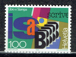 "Le Livre Et La Presse" : Traitement De Texte électronique, Texte En Italien - Unused Stamps
